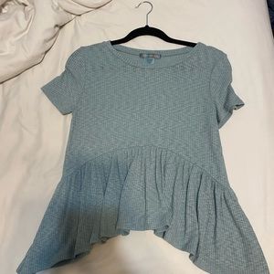 Good Luck Gem turquoise blouse size S